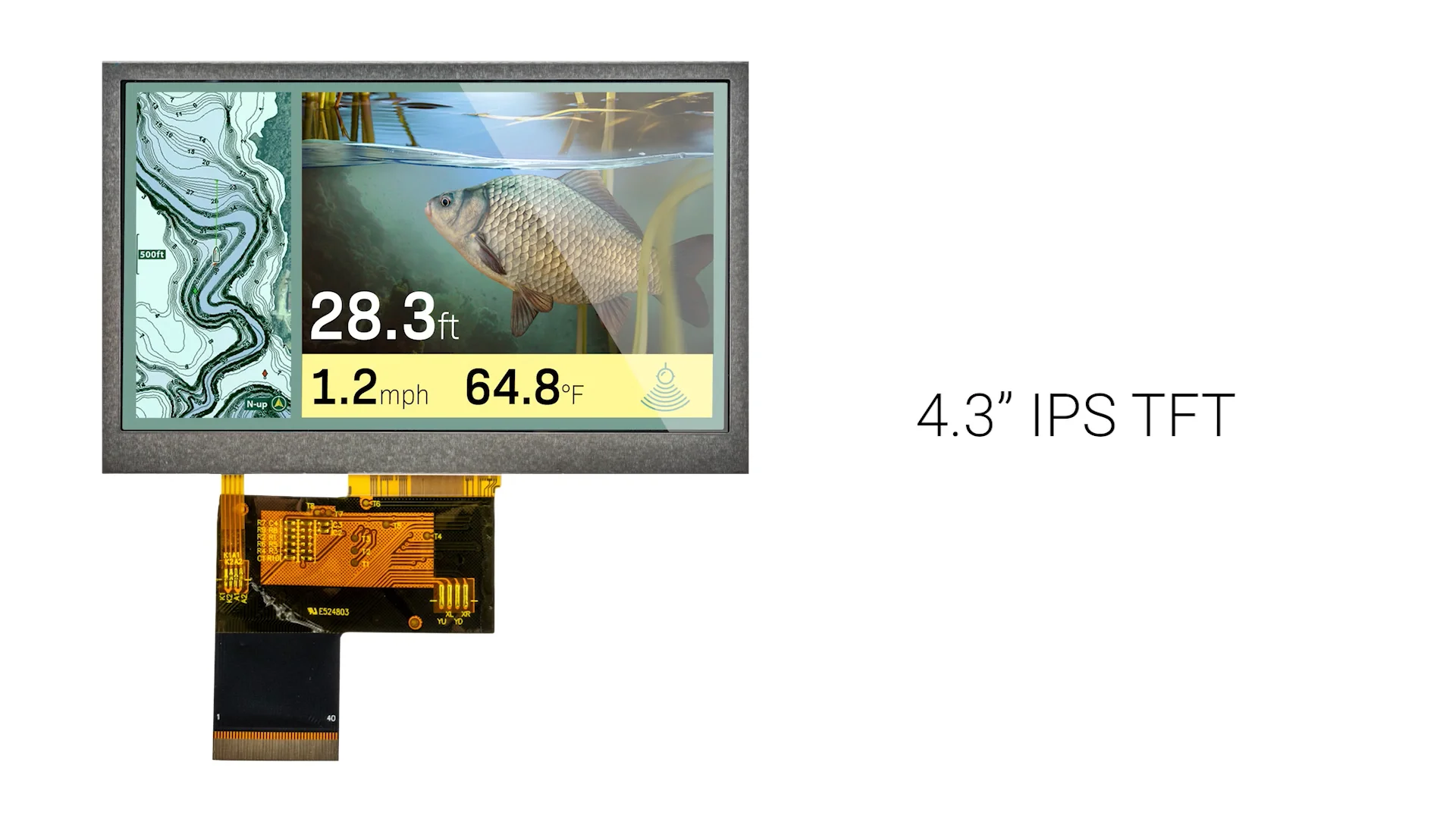 4.3 inch 480x272 Resolution IPS TFT LCD