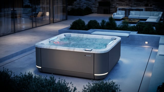 Jacuzzi_Spa_J508L_Travertine_Flax_Platinum_Noir_Colourway_Transition_Animation_4k