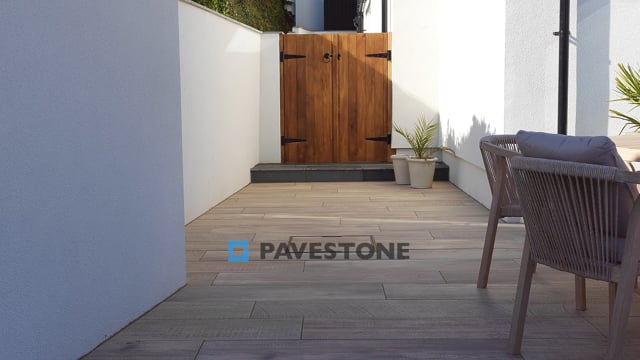 Pavestone - Pavestone Deckwood Buff on Vimeo
