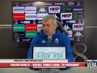 Calcio Serie C - Ascoli Tomei e Gori: "Ci Crediamo"