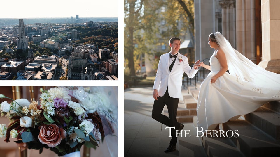 A Real-Life Fairytale: An Old Hollywood Wedding at St. Paul’s Cathedral and the Carnegie Museum