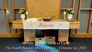 The Fourth Sunday after Epiphany - February 1st, 2026