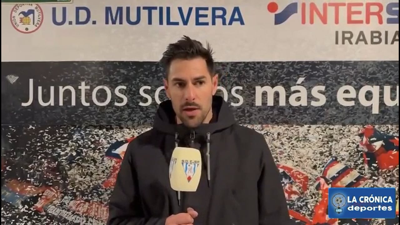 LUSO DELGADO (Entrenador Ejea) UD Mutilvera 1-3 SD Ejea / Jor. 21- Segunda Rfef / Gr 2 / Fuente: Facebook SD Ejea