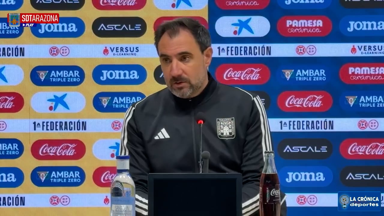 JUANMA BARRERO (Entrenador Tarazona) Villarreal "B" 1-1 SD Tarazona / J22 - 1ª RFEF G2 / Fuente: SD Tarazona