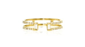 .20 ct. t.w. Diamond Open-Space Ring in 14kt Yellow Gold