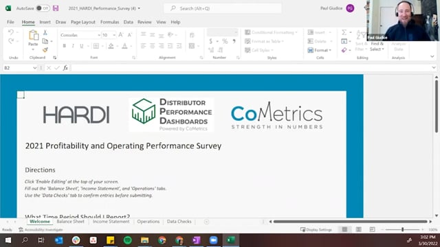 Distributor Performance Dashboards Tool Walk-Through