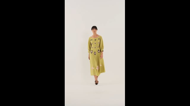 Vestido Mosaico Manga
