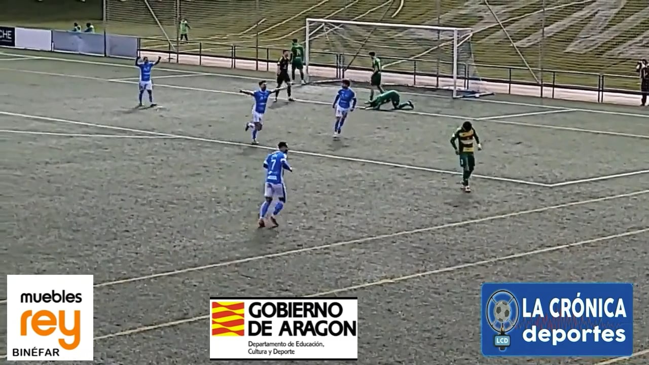 (RESUMEN Y GOLES) CD Bínefar 4-0 CD La Almunia / Jor. 20- Tercera RFEF