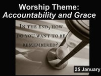 Worship for January 25, 2026