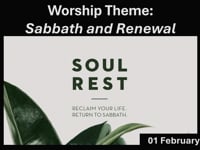 Worship for February 1, 2026