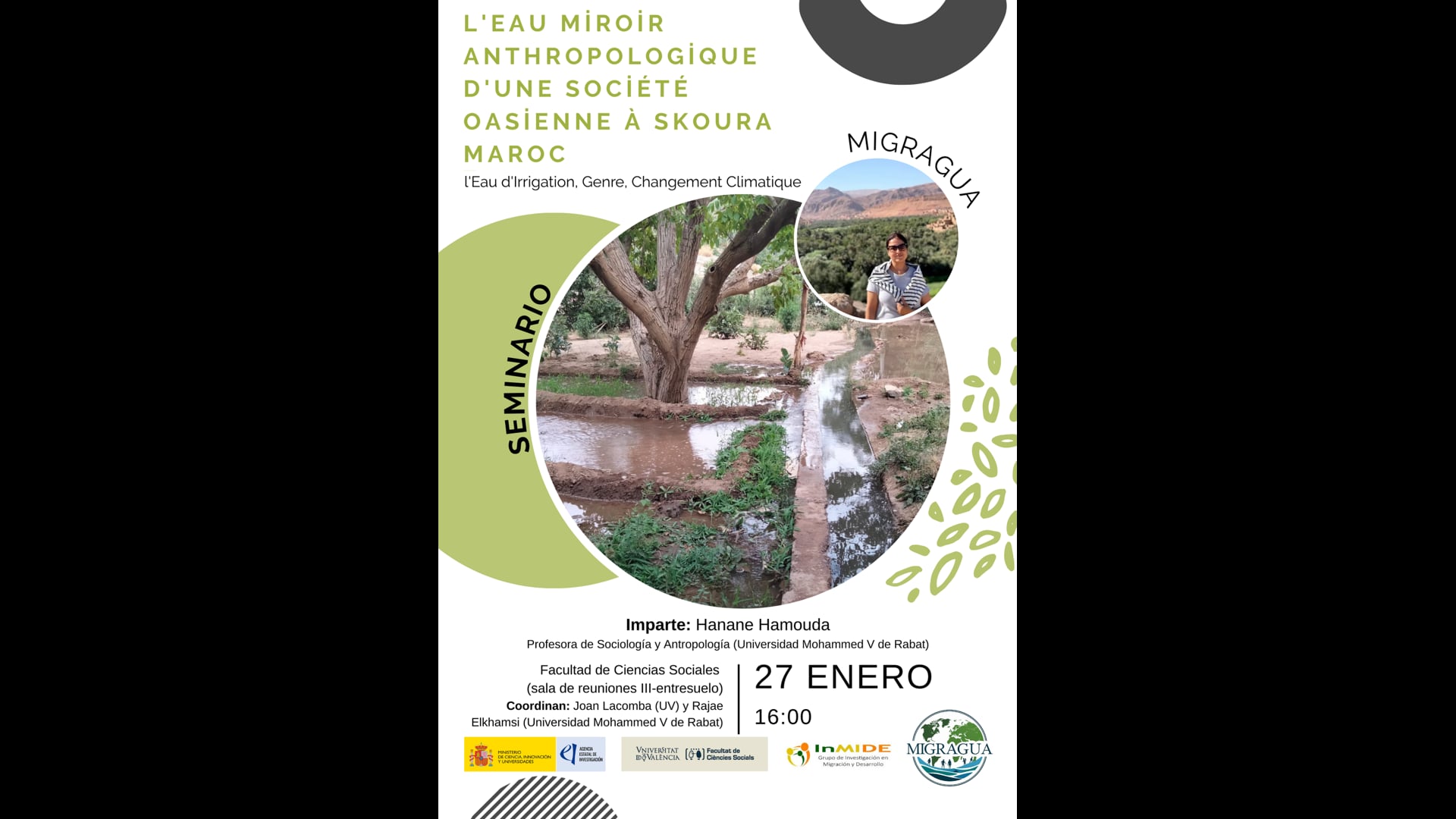 VÍDEO PRIMER SEMINARIO MIGRAGUA HANANE HAMOUDA