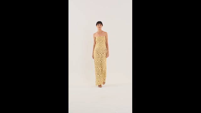 Vestido Delfos Oro