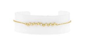 .25 ct. t.w. Scattered Lab-Grown Diamond Bracelet in 18kt Gold Over Sterling