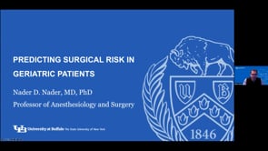 Predicting the Risk of Surgery in Geriatric Patients
