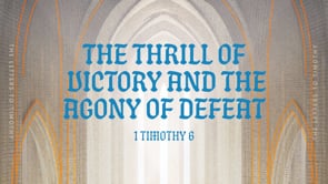 The Thrill of Victory and the Agony of Defeat