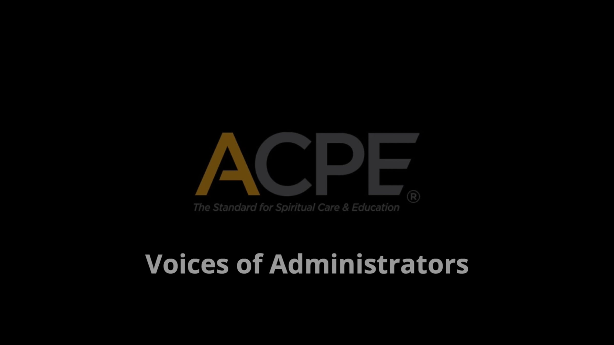 ACPE Voices of Administrators: Pete McCanna's Testimonial | Videos ...