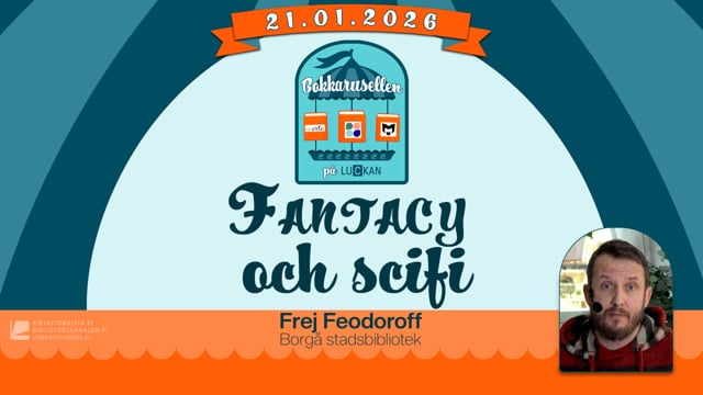 Frej Feodoroff: Bokkarusellen 2026 – Fantasy och sci-fi