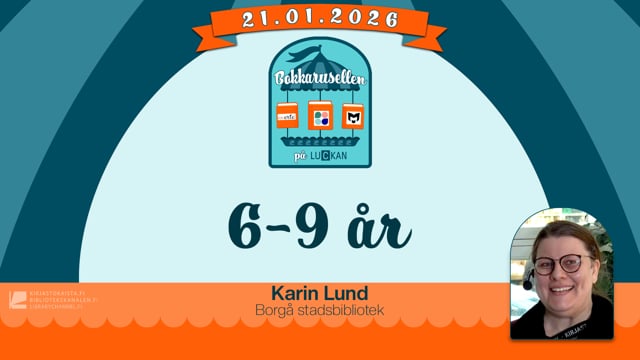 Karin Lund: Bokkarusellen 2026 – Börja läsa, kapitelböcker och högläsning (6–9 år)