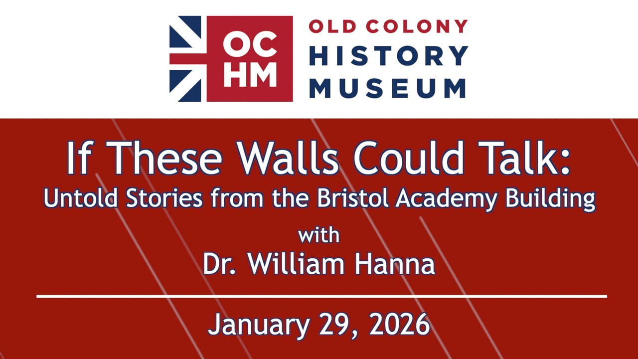 OCHM Lecture Series: "If These Walls Could Talk" by Dr. William Hanna