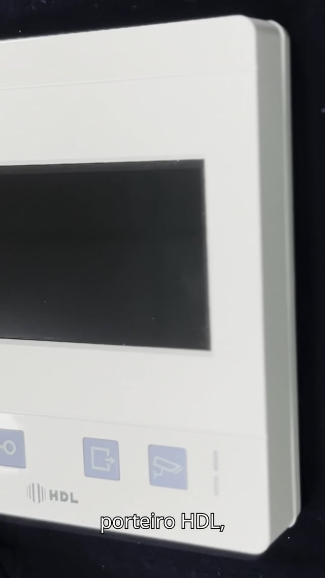 Monitor Extens�o V�deo Porteiro HDL Class 4,3 Polegadas com Fone Branco HDL 90.02.13.004