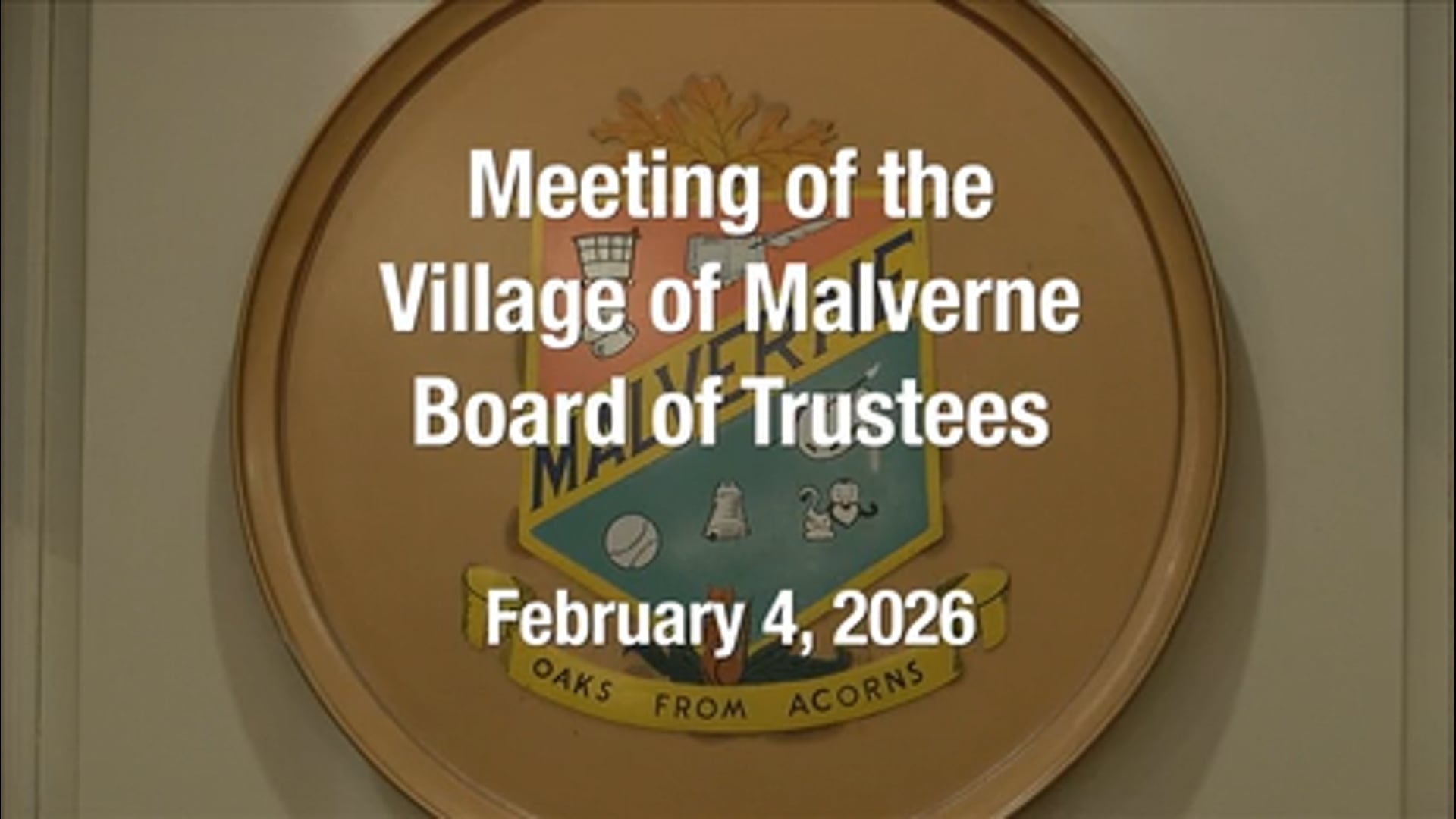 Incorporated Village of Malverne Board Meetings