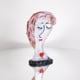 PINK DREAM Pink Crystal Woman Head Sculpture for Art Decor video