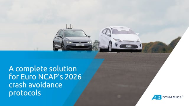 A complete solution for Euro NCAP’s 2026 crash avoidance protocols
