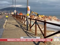 Mareggiata a Porto Recanati, ingenti danni a lungomare e chalet