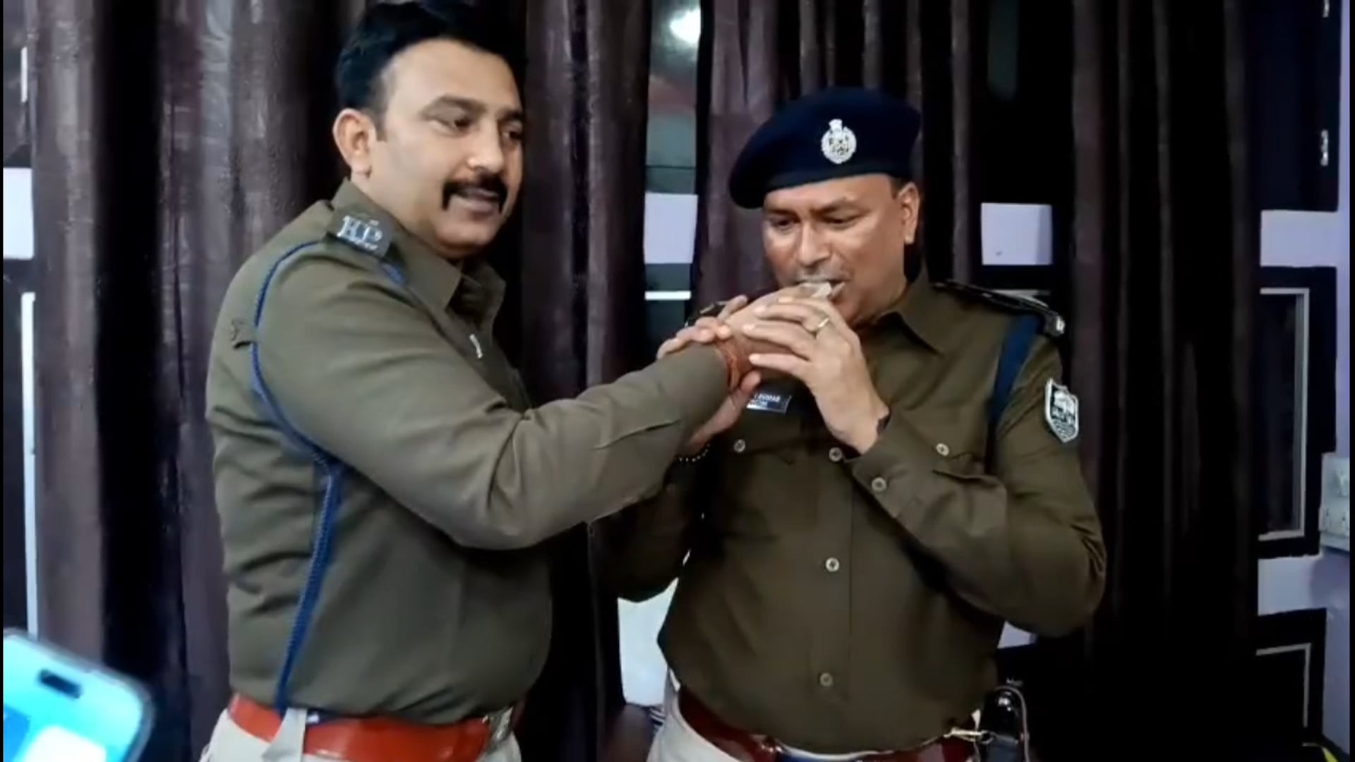 अमरपुर थाना के नए थाना अध्यक्ष राकेश कुमार ने किया पदभार ग्रहण।