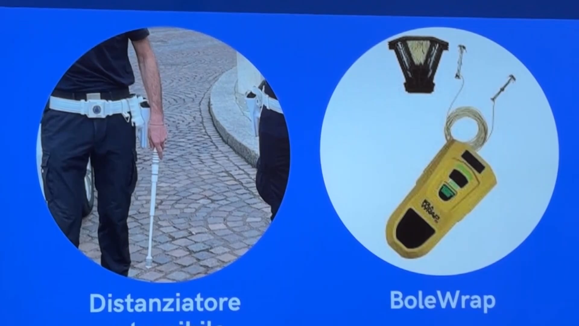Polizia locale: arrivano il BolaWrap, i lacci per la sicurezza degli agenti