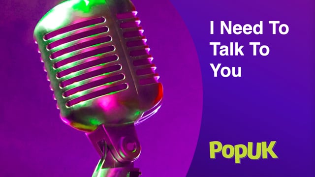 Taster: I Need To Talk To You