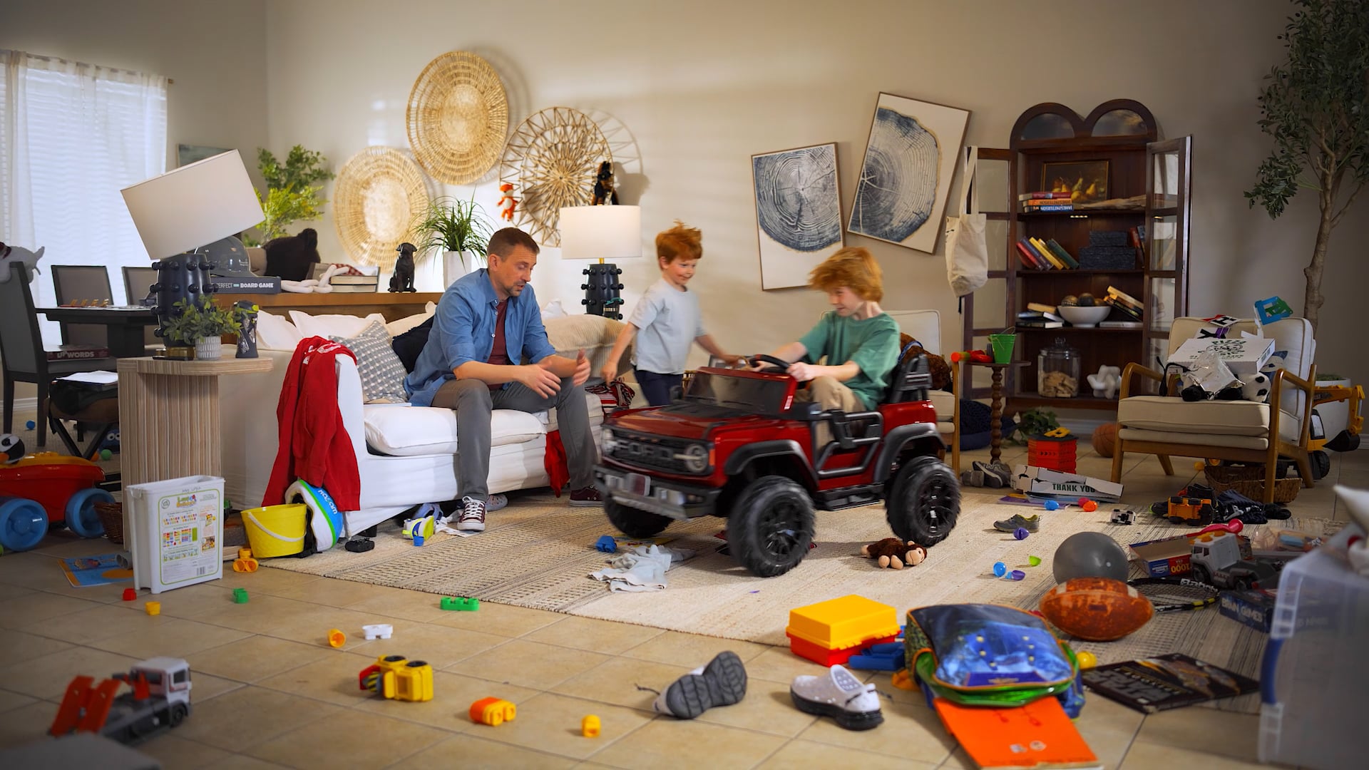 Red McCombs - Pit Crew Bronco Smash - Super Bowl Spot