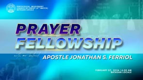 Prayer Fellowship | February 7, 2026