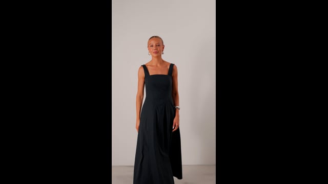 Vestido Midi em Tricoline | Riviera - Branco