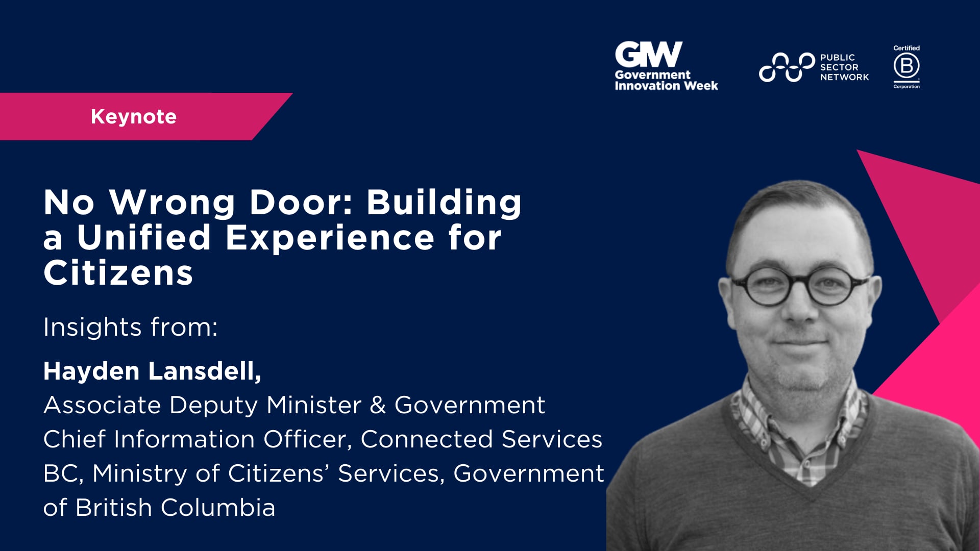 No Wrong Door: Building a Unified Experience for Citizens