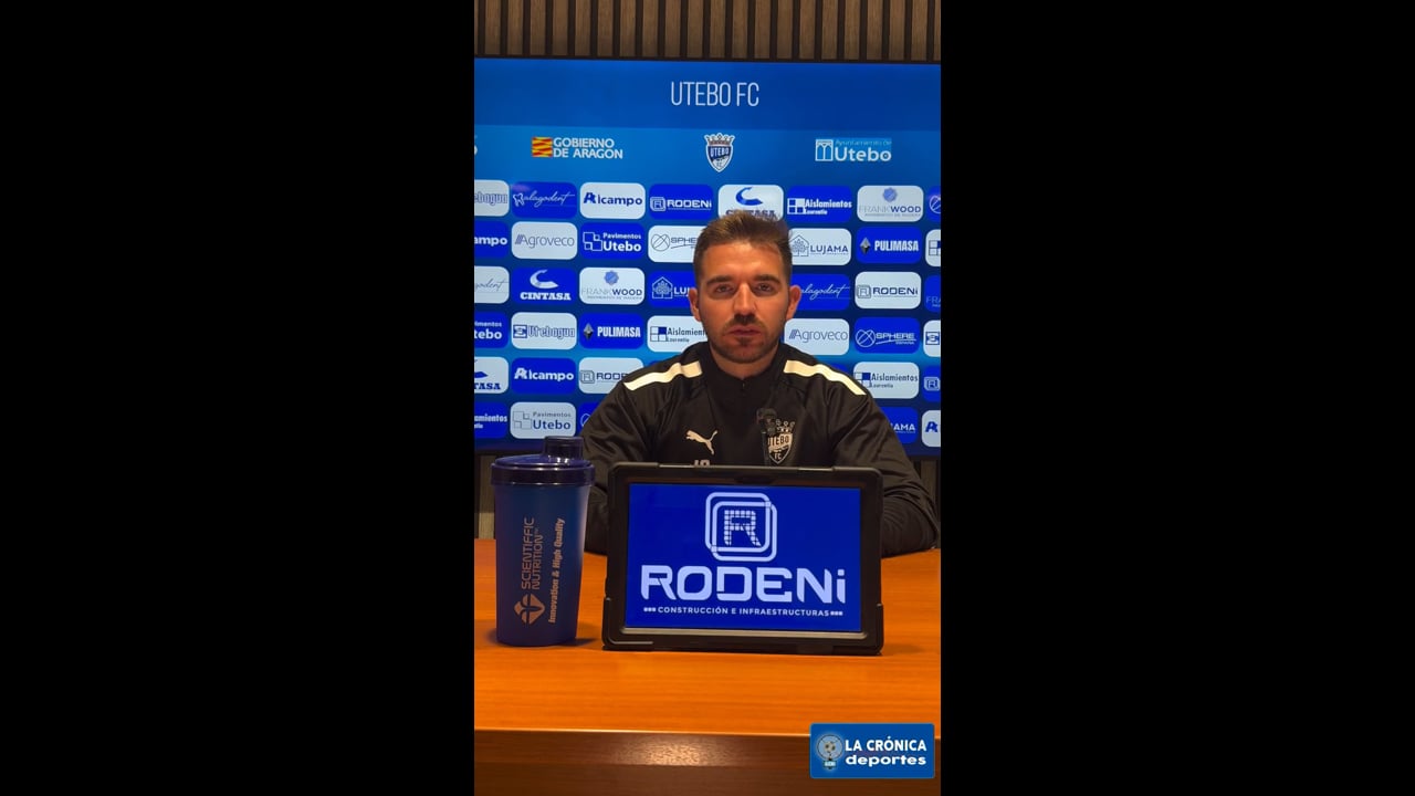 LA PREVIA / CD Basconia - Utebo FC / JUAN CASAJÚS (Entrenador Utebo) Jor. 22- Segunda Rfef Gr. 2 / Fuente: Facebook Utebo FC