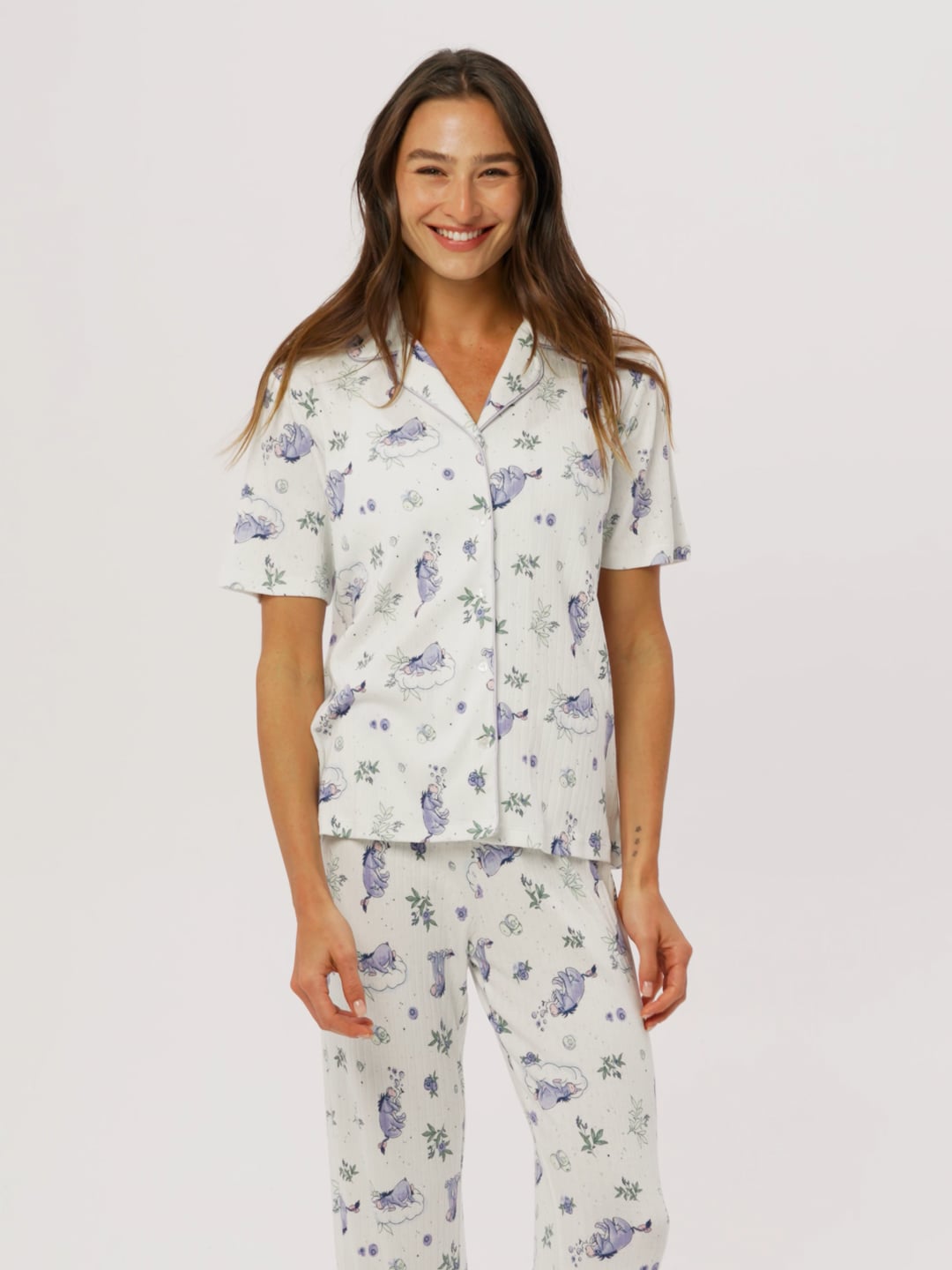 סט פיג’מה מכופתרת EEYORE