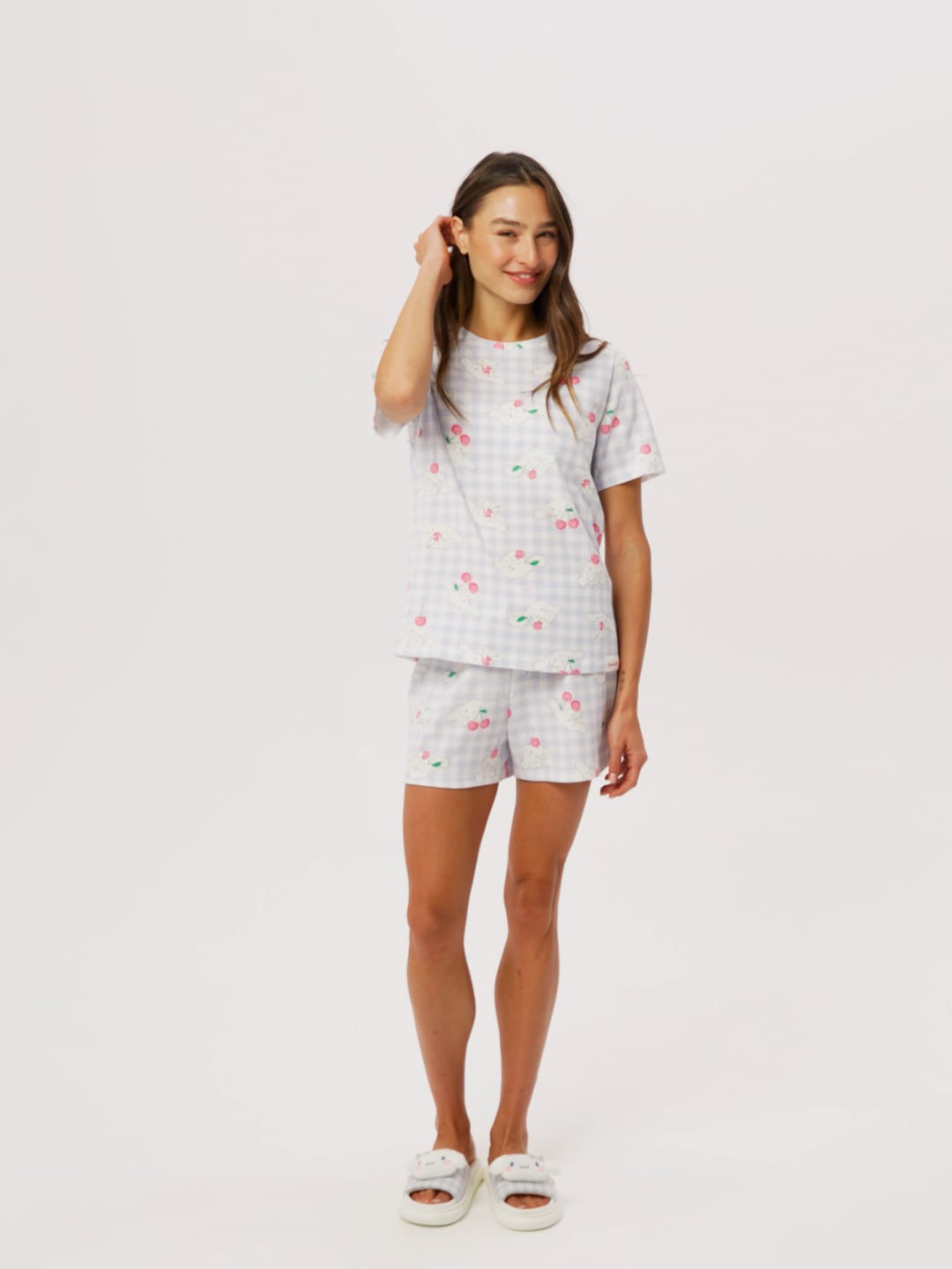 סט פיג’מה קצרה וופל CINNAMOROLL