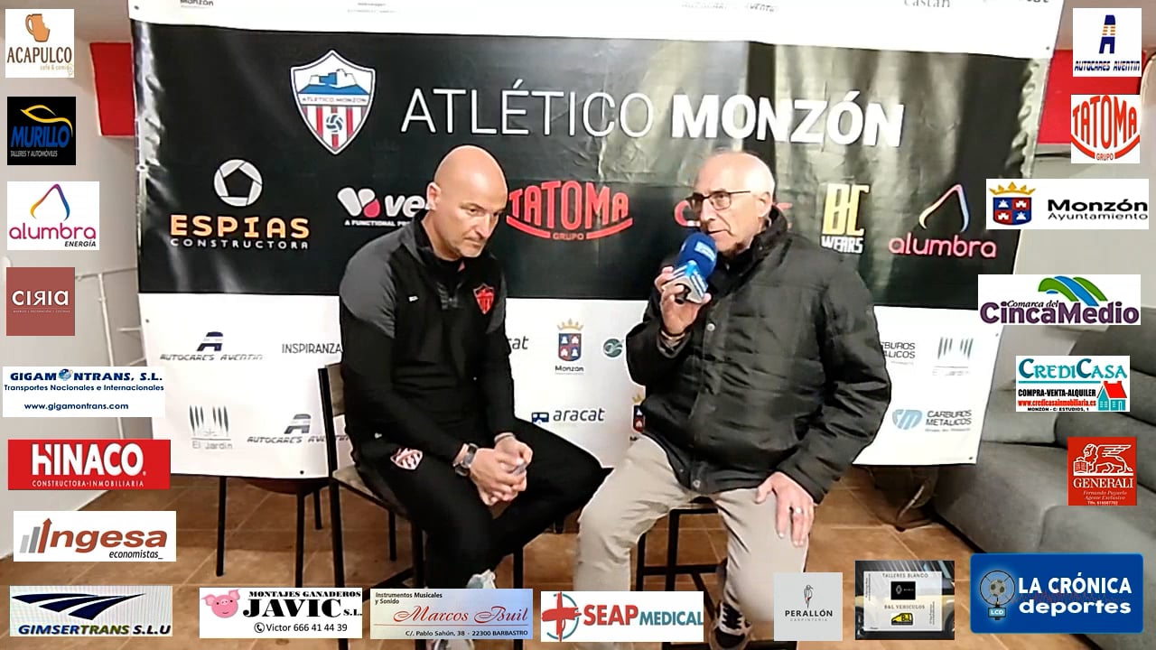 ISMAEL MARIANI (Entrenador Monzón) At Monzón Alumbra 2-2  AD Almudevar/ J 21 / 3ª RFEF