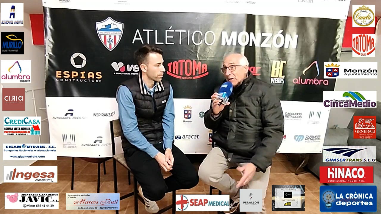 JOSE CARLOS GALLEGO (Entrenador Almudevar) At Monzón  Alumbra 2-2 AD Almudevar / J 21 / 3ª RFEF