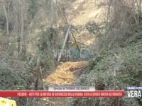 Pesaro - Reti per la messa in sicurezza della frana: SS16 a senso unico alternato