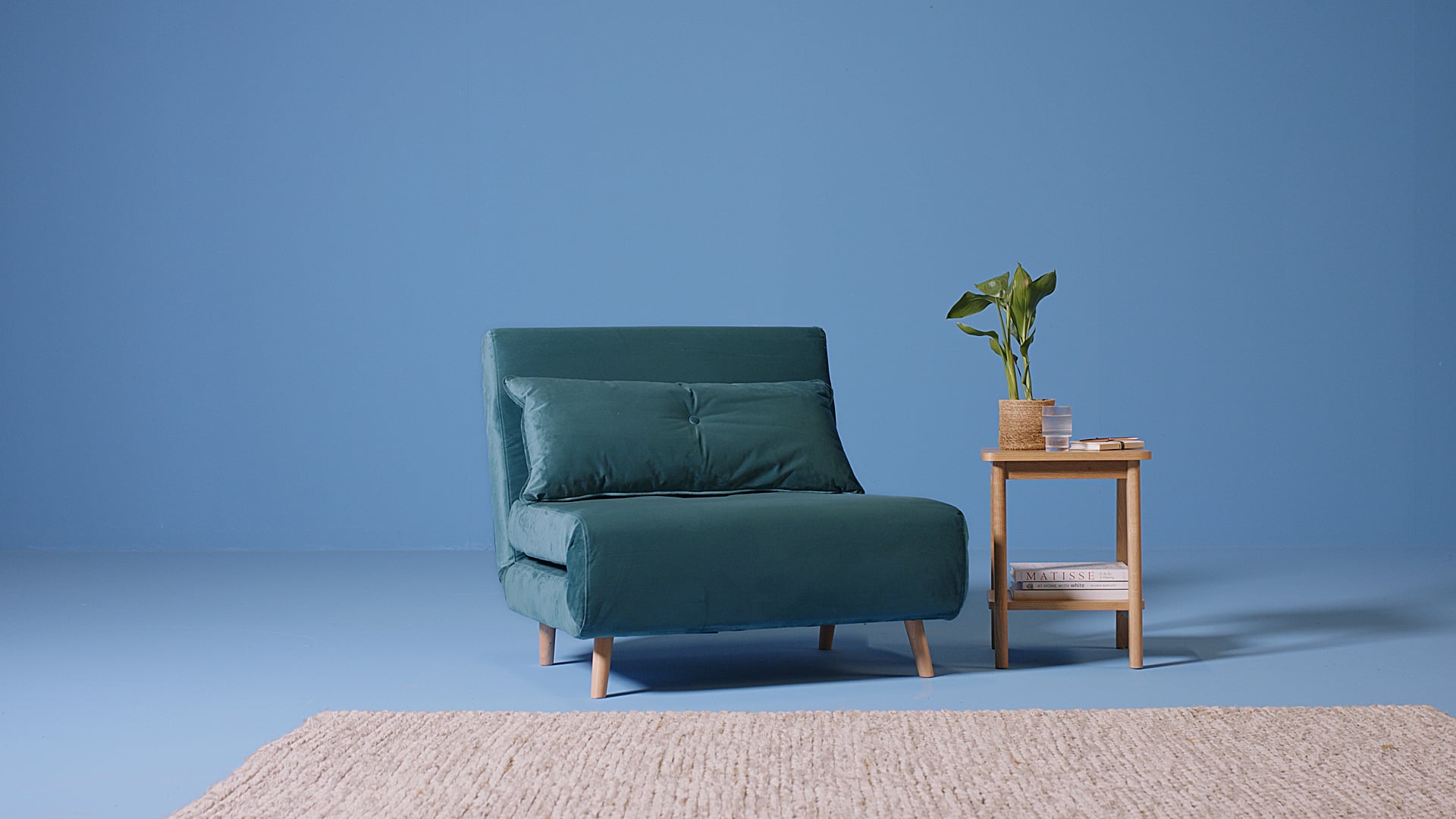 Habitat - Roma Velvet Chair