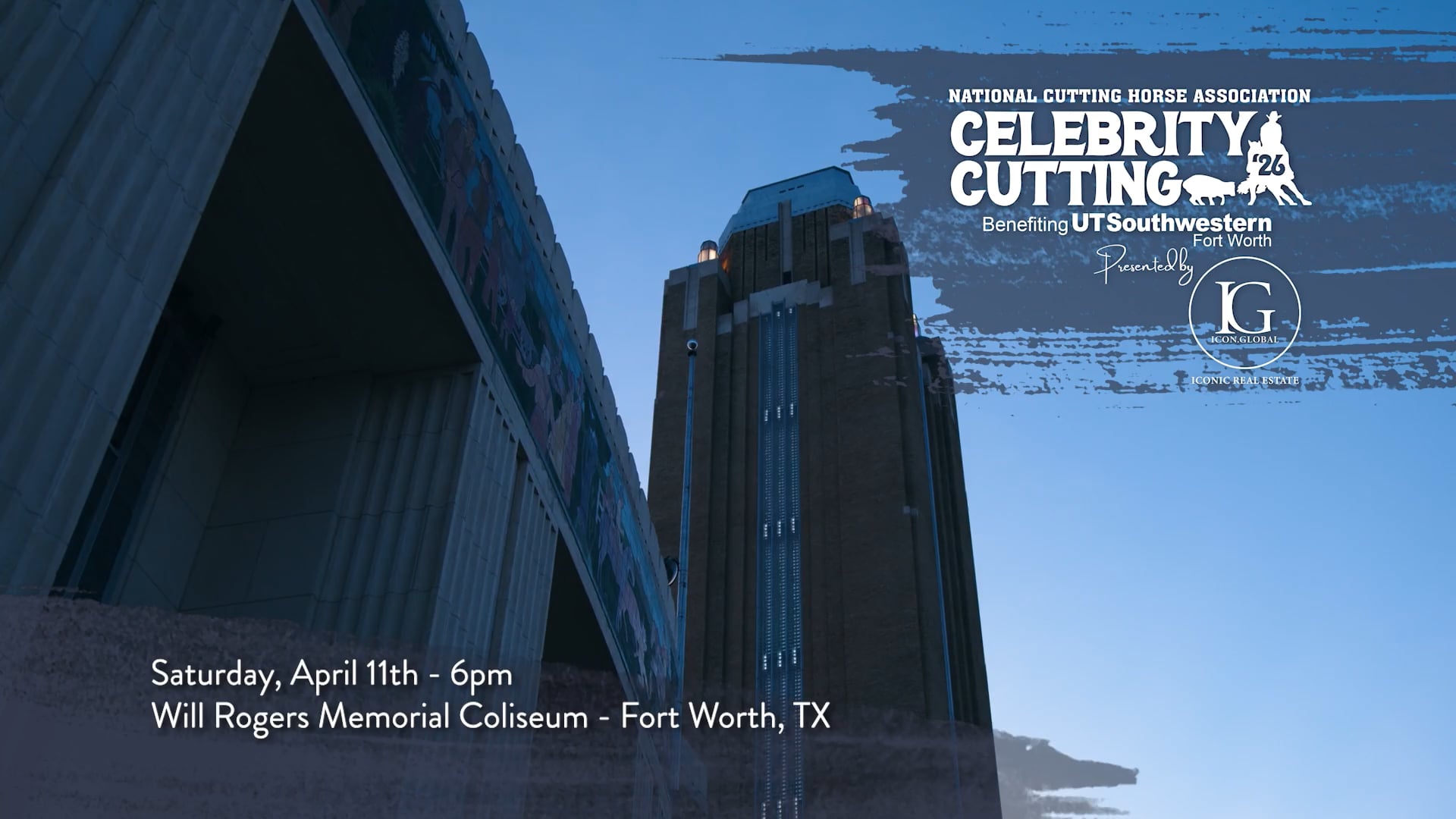 Icon Global presents NCHA Celebrity Cutting April 11, 2026 (30 sec)