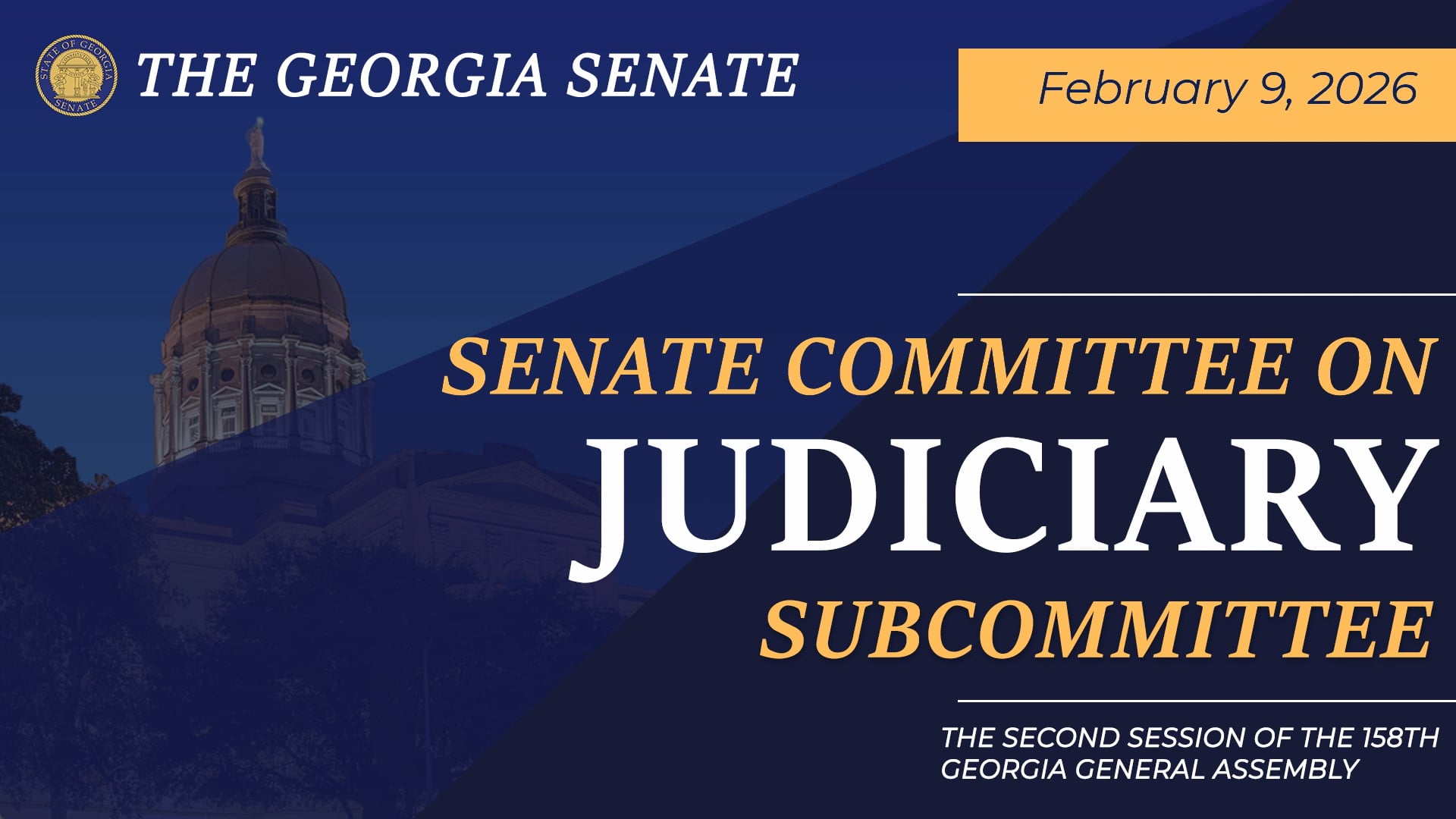 02/09/2026 Senate Subcommittee on Judiciary