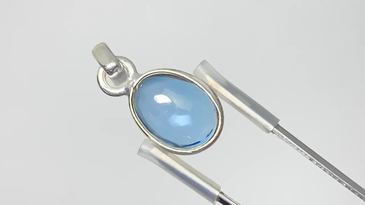 動画】【1点もの】宝石質ロンドンブルートパーズAAA ペンダントトップ