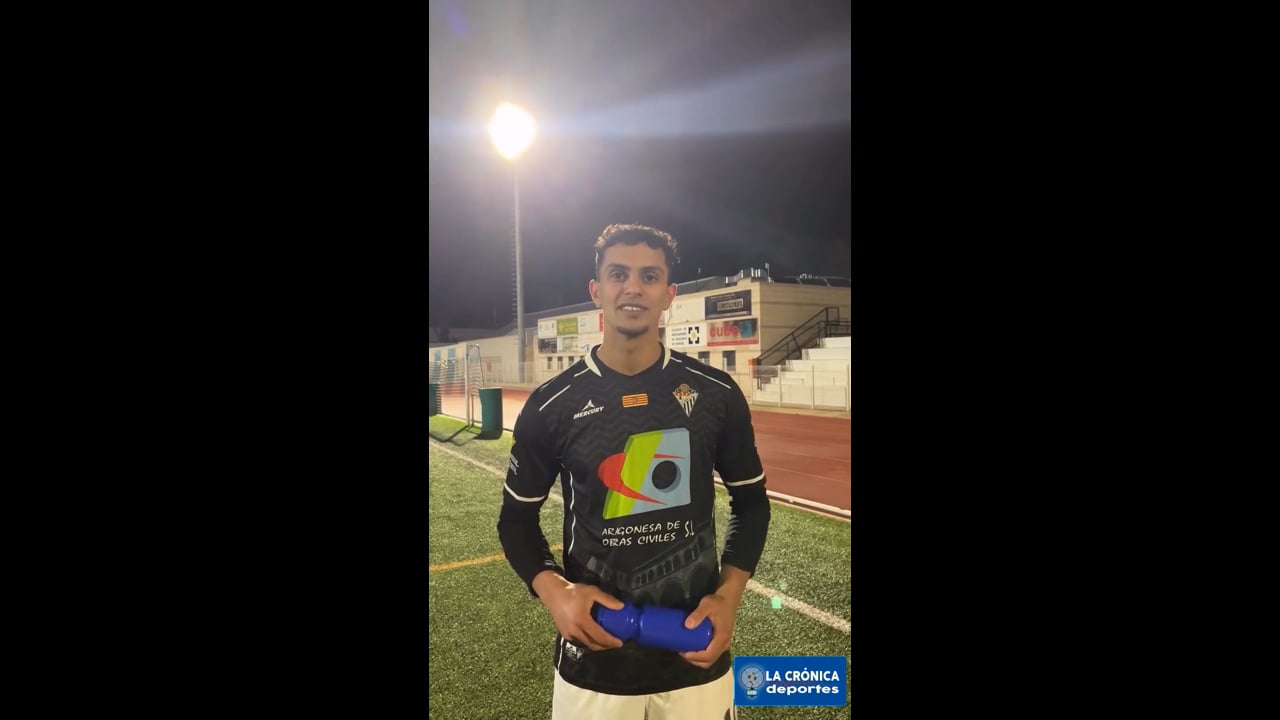 ISMA (Jugador Alcañiz) Alcañiz CF 2-1 CD Valdefierro / Jor. 19- Preferente Gr 2 / Fuente: Instagram Alcañiz