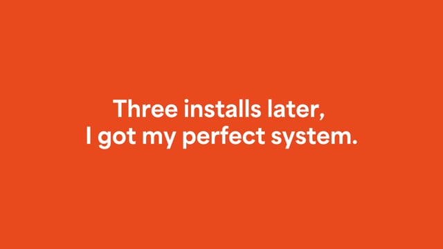 After three installs, Peter got the perfect system — and the best experience
