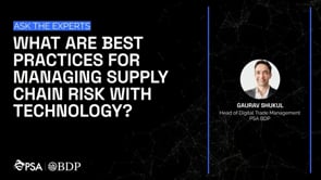 Best Practices for Managing Supply Chain Risk with Technology