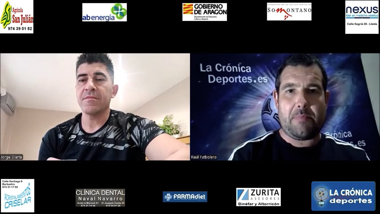 "Jornada 19" Análisis Regional Preferente G2 / JORGE DIARTE (Entrenador del La Muela)