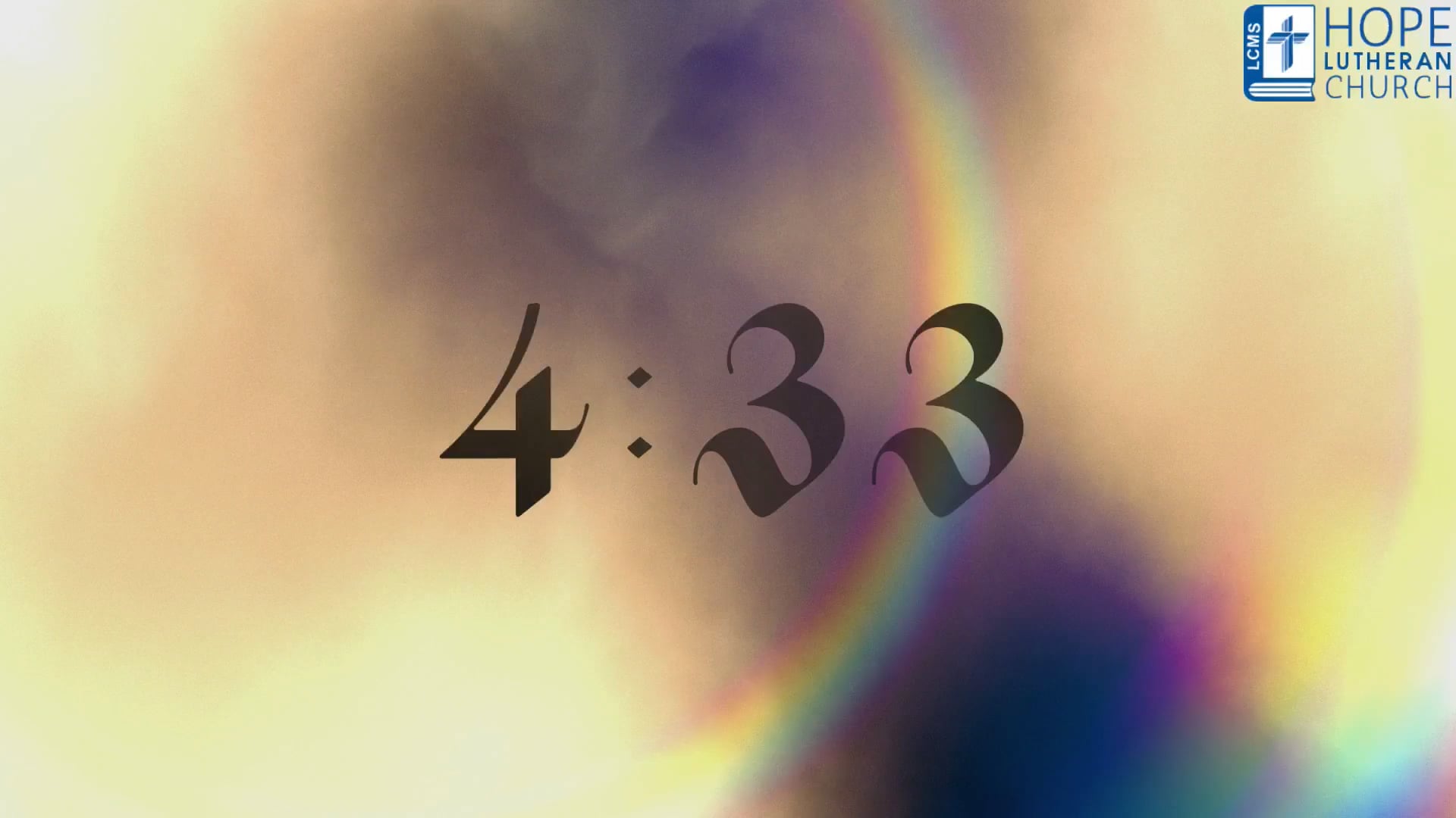 Hope Lutheran Church - Contemporary Worship February 9